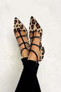 SERENA | BALLERINE ANIMALIER AVEC BRIDES
