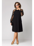 Karen | Robe Classique avec Manches en Dentelle