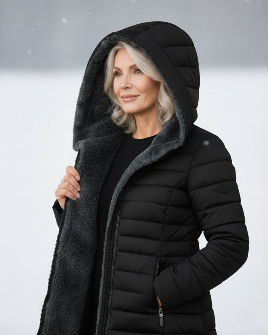 Clair | Manteau Puffer Doublé en Fleece