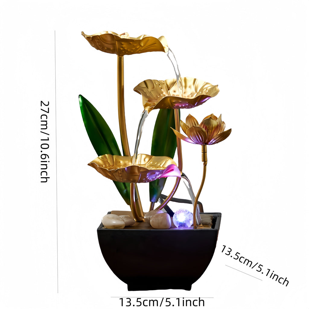 Fontaine d'intérieur Lotus Serein – Apaisante et Ambiante