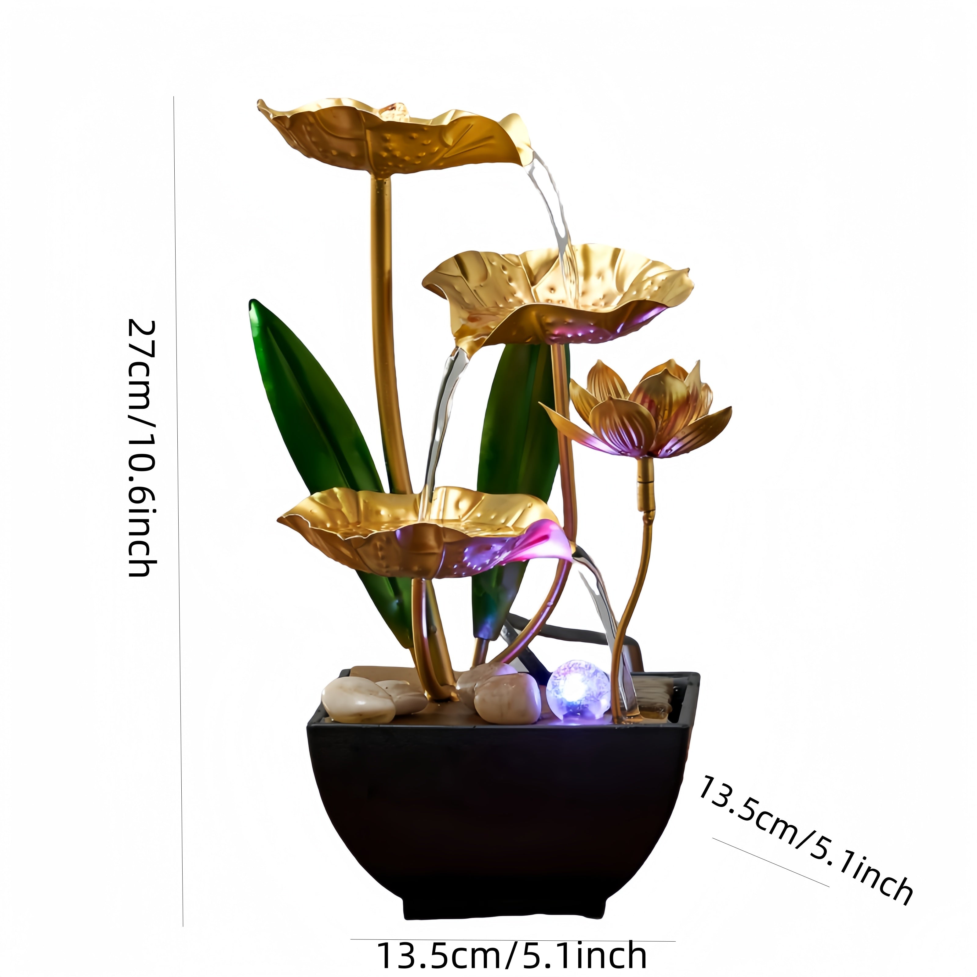 Fontaine d'intérieur Lotus Serein – Apaisante et Ambiante