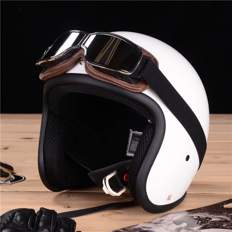 Lunettes de Moto Vintage en Cuir – RiderEdge