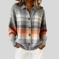 Floriane | Cardigan à carreaux rétro