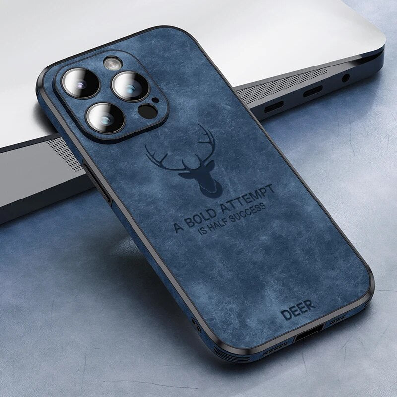 Housse iPhone en cuir de cerf de luxe - Veltro
