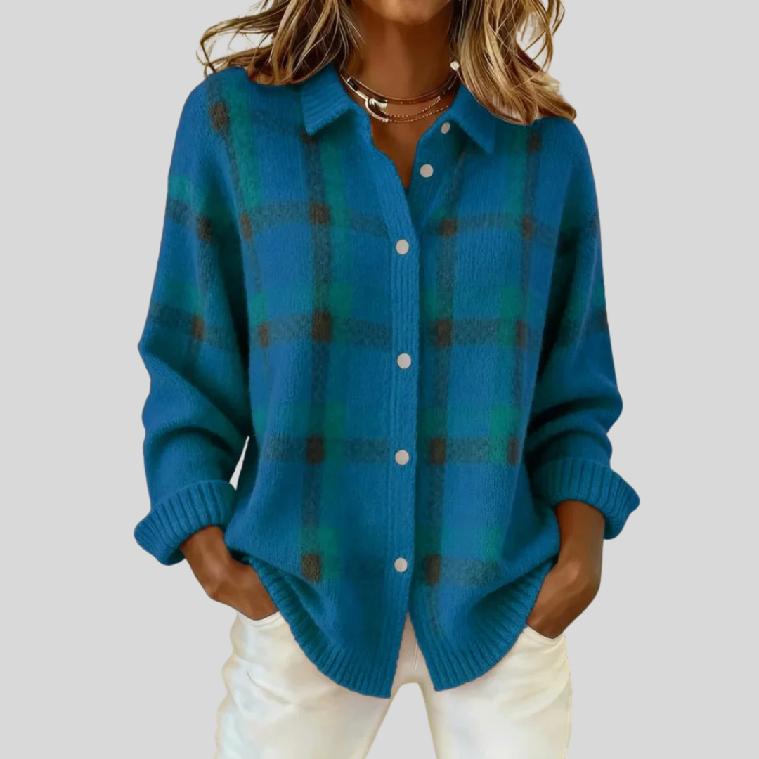 Solenne | Pull à Chevrons Rétro