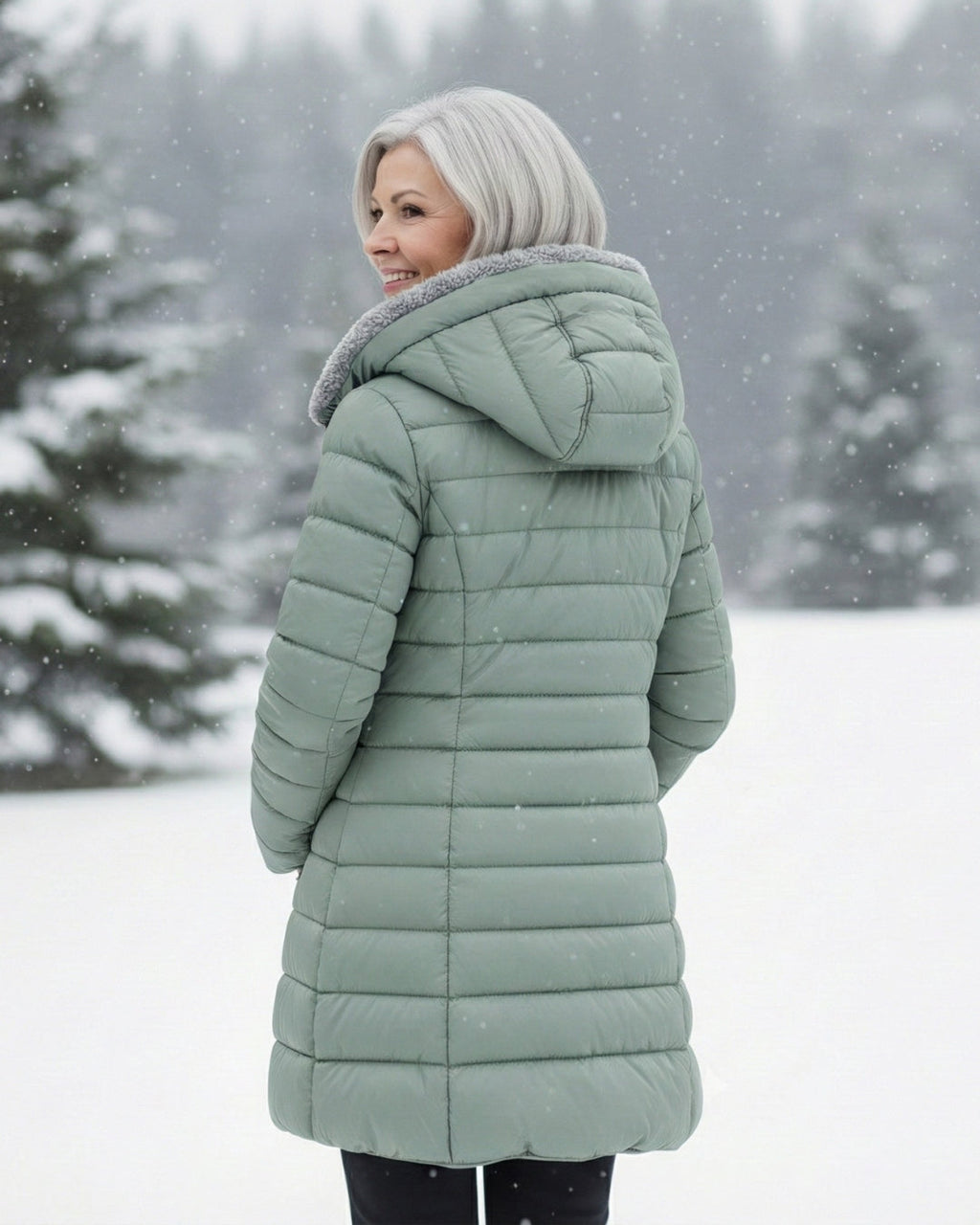 Clair | Manteau Puffer Doublé en Fleece
