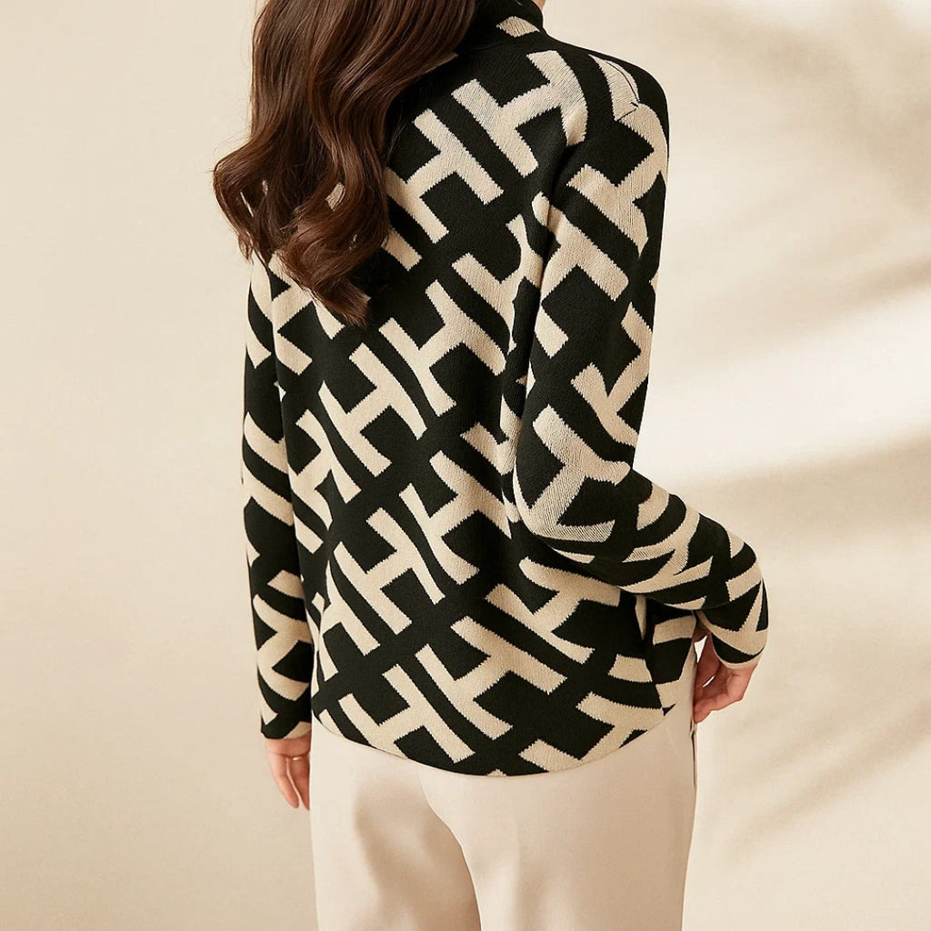 Eva | Pull Alphabet Géométrique