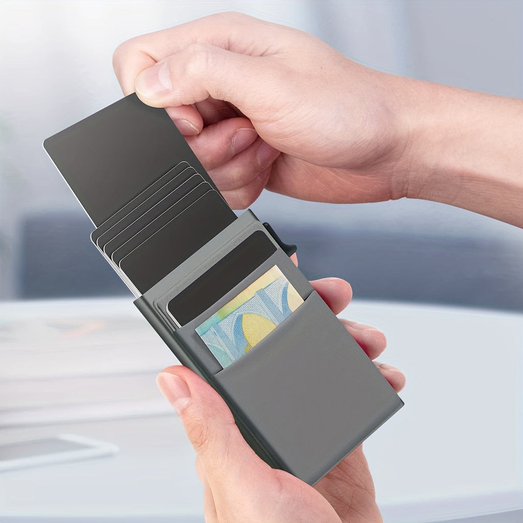 Porte-cartes RFID Bloquant – Distribution Automatique et Grande Capacité pour le Rangement Sûr des Cartes