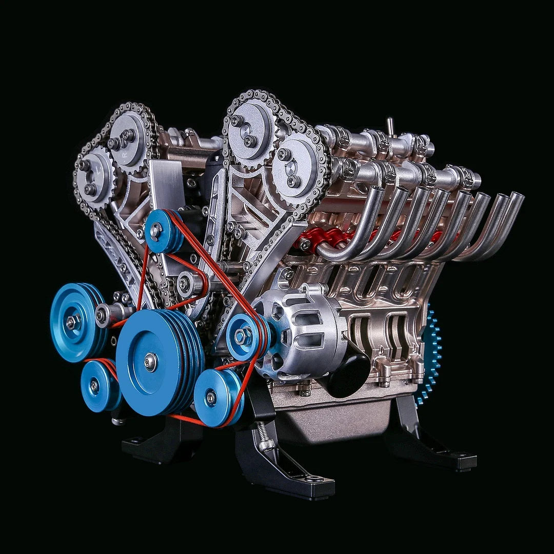 Moteur V8 Legacy Decor | Un hommage intemporel au légendaire moteur V8 sous une forme décorative élégante.