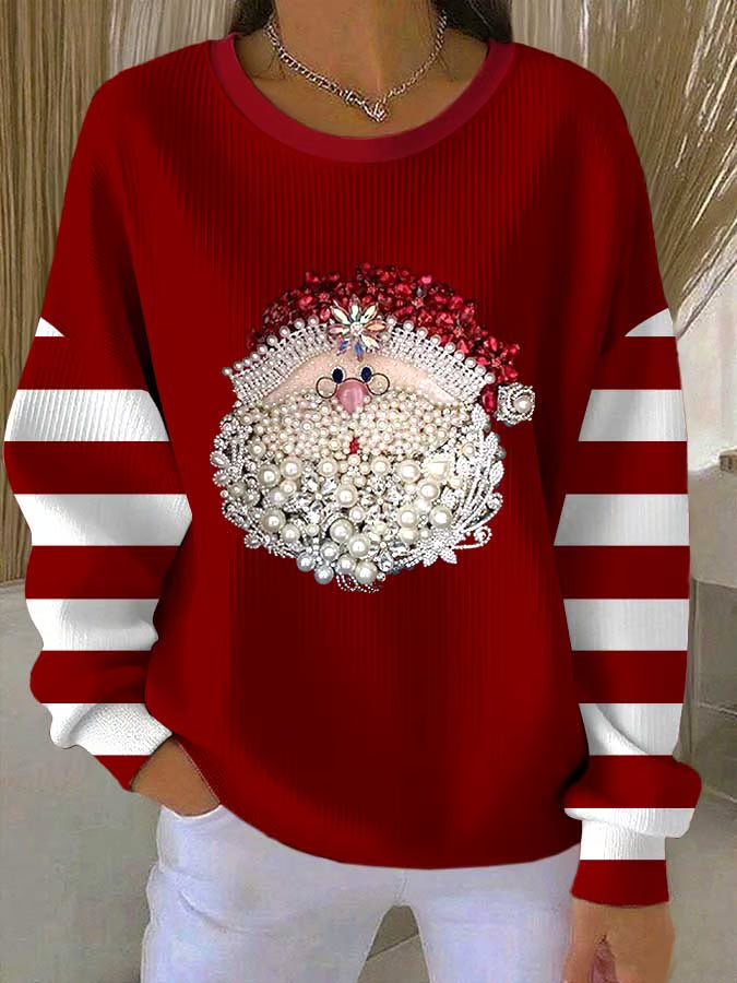 Mila - Pull de Noël avec motif de père Noël