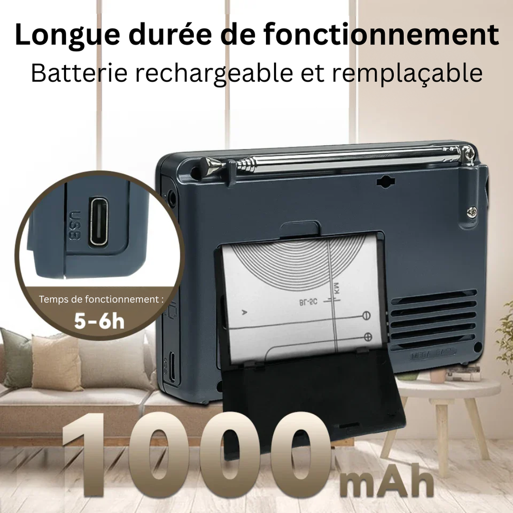 Radio Portable Compacte – EchoWave