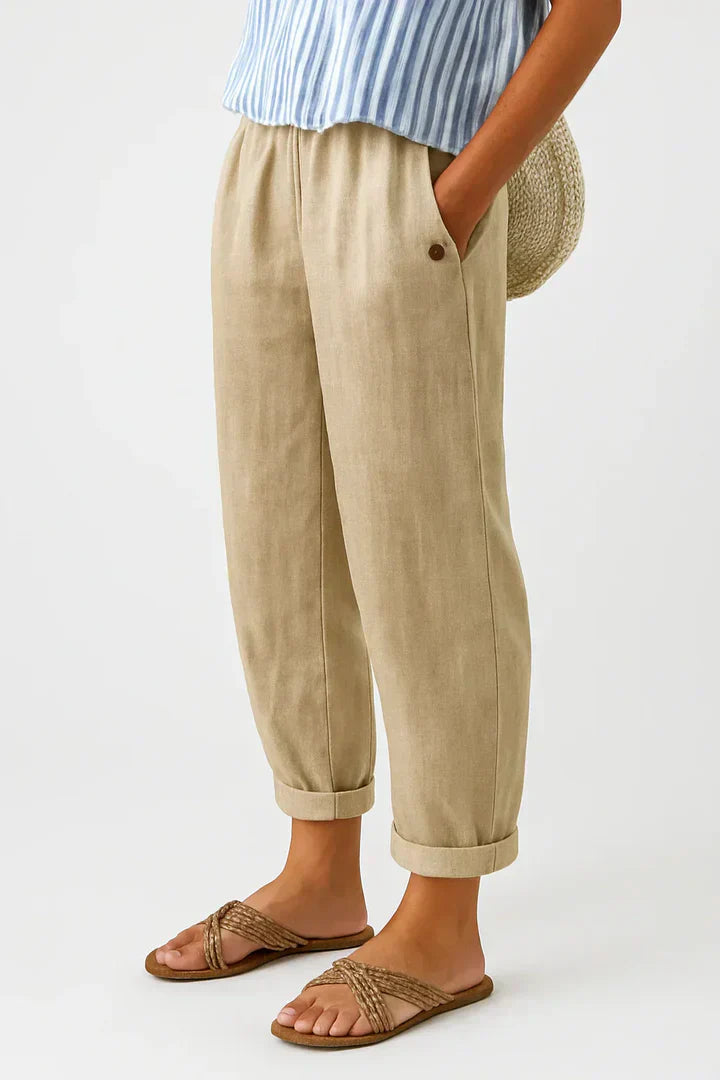 Calienne | Pantalon en Lin-Coton Intemporel