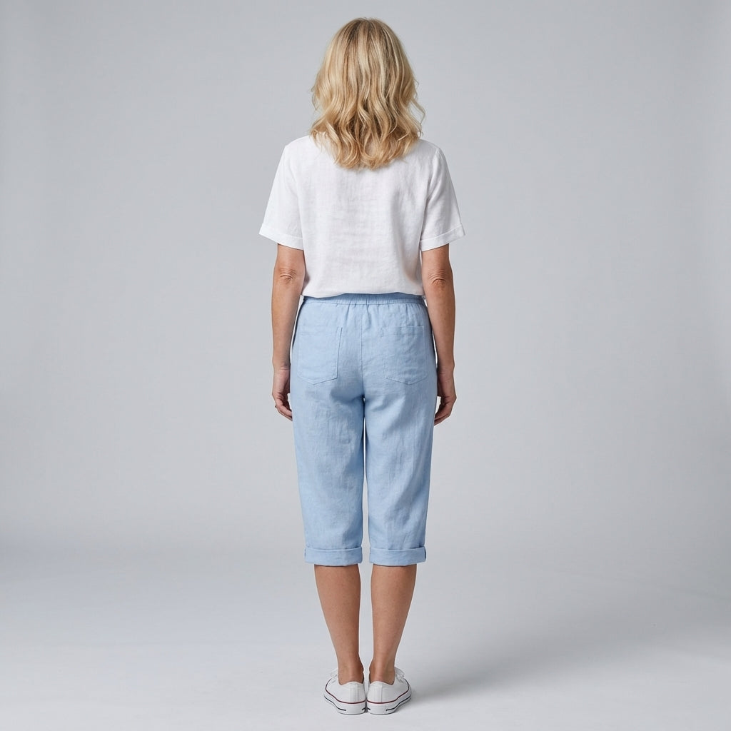 Marielle | Shorts en Coton-Lin Légers