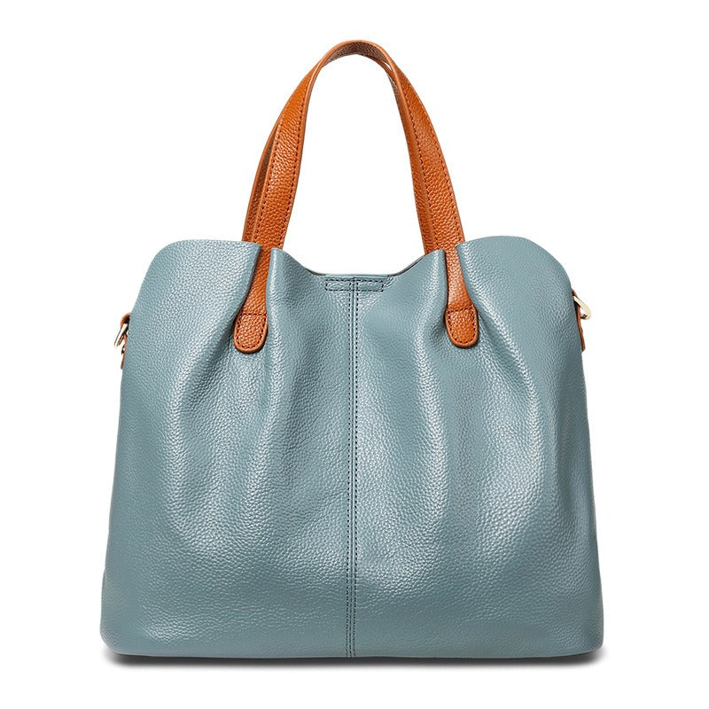Velune Paris | Sacs à main en cuir véritable en cuir de vache de première couche grain litchi pour femmes