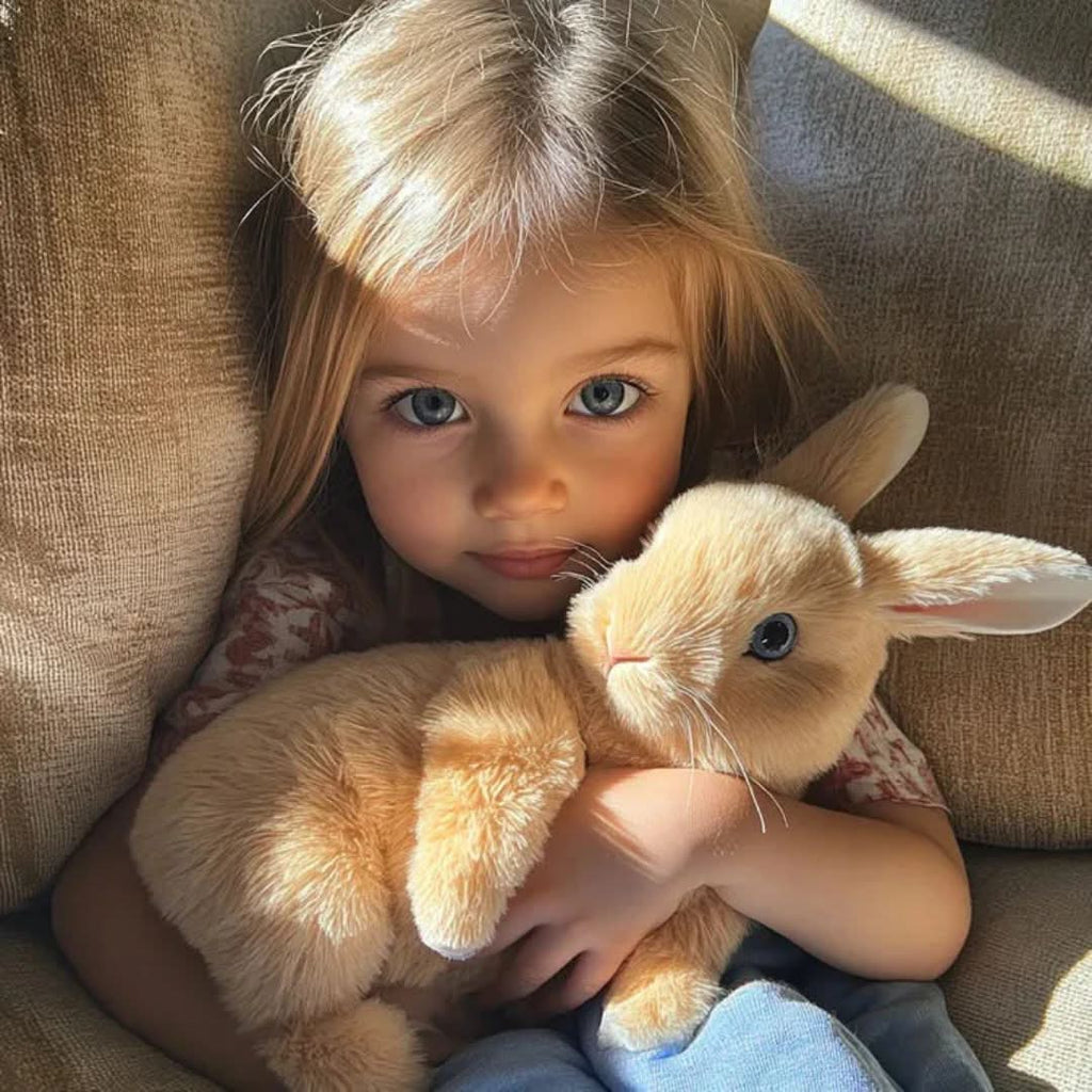 HoppiLoom Lapin Interactif – Jouet en Peluche Sauteur pour Enfants