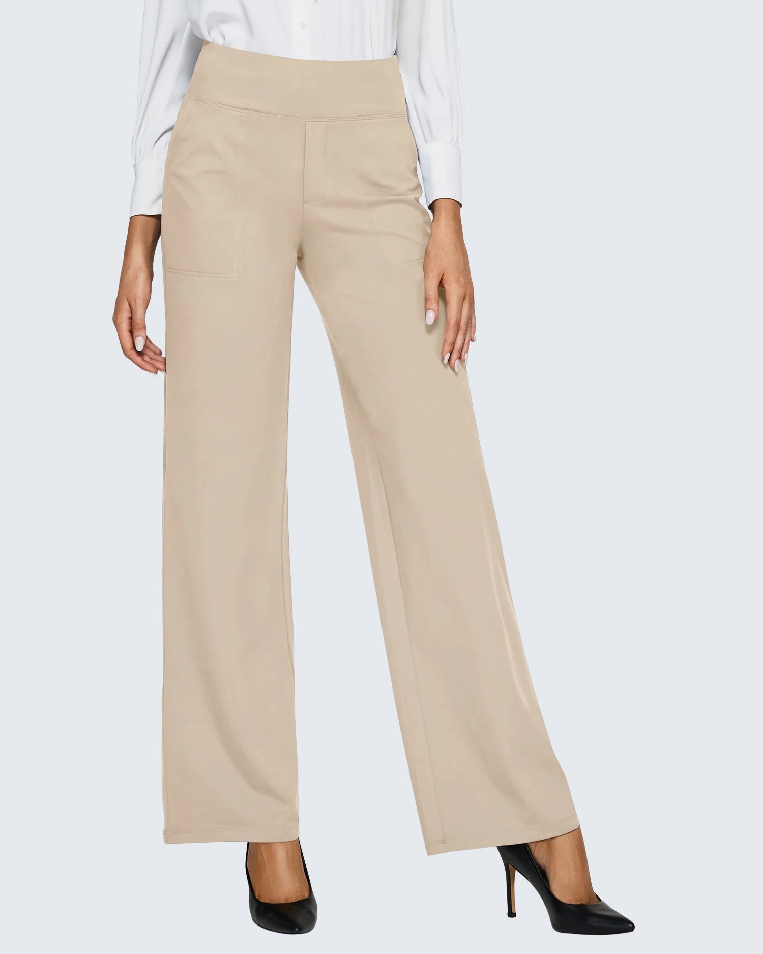 Liv | Pantalons larges à taille haute