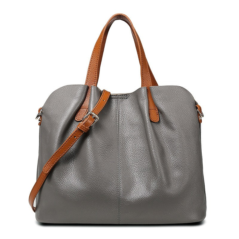 Velune Paris | Sacs à main en cuir véritable en cuir de vache de première couche grain litchi pour femmes
