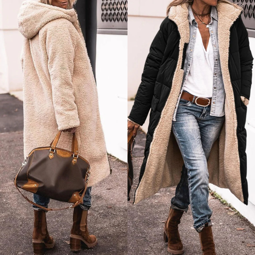Sophia | Manteau Réversible Élégant et Confortable