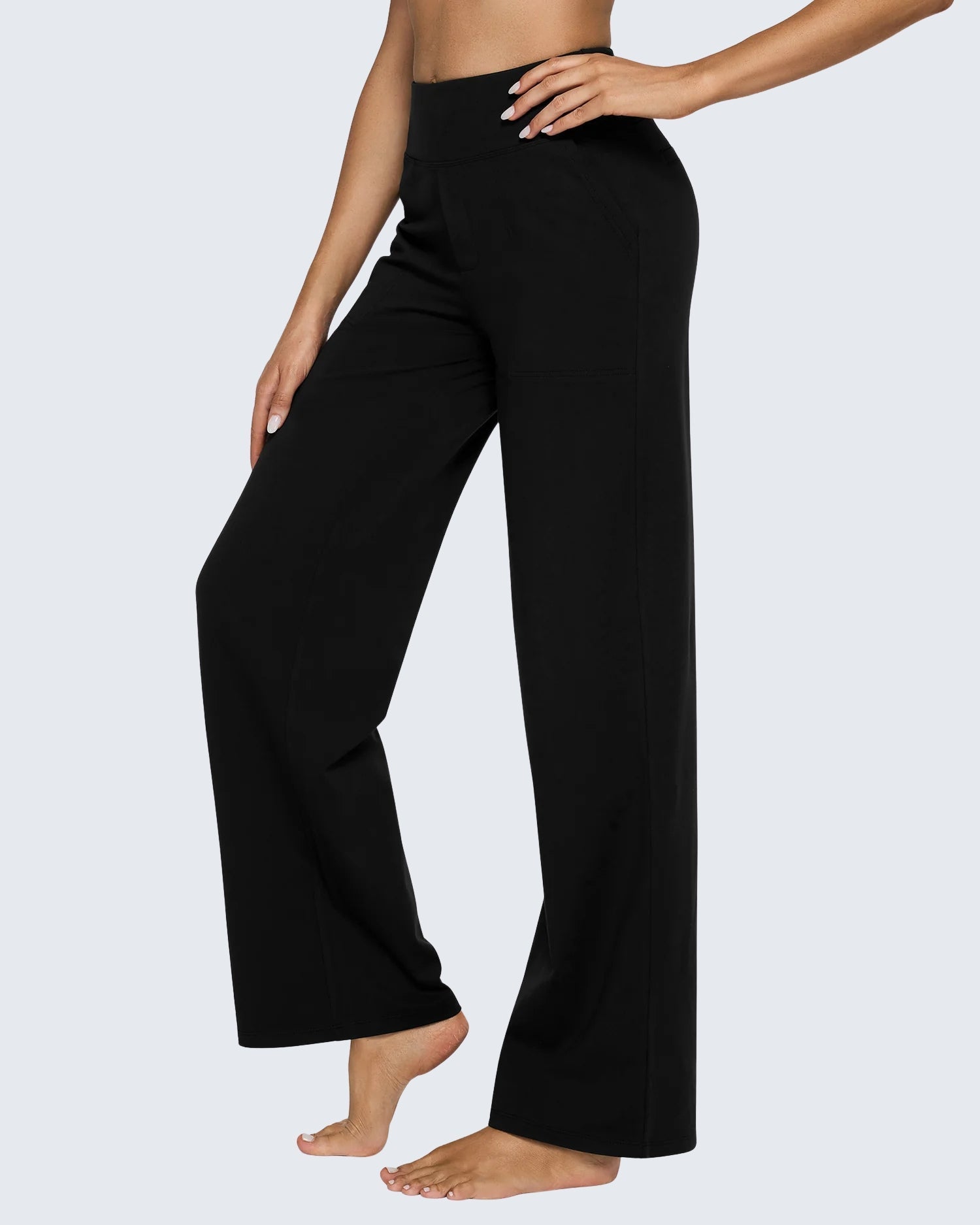 Liv | Pantalons larges à taille haute