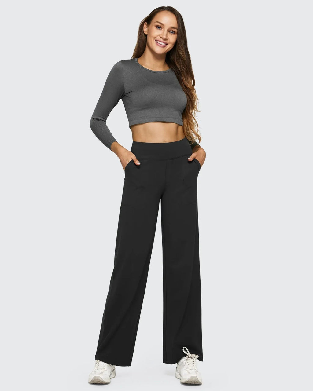 Liv | Pantalons larges à taille haute