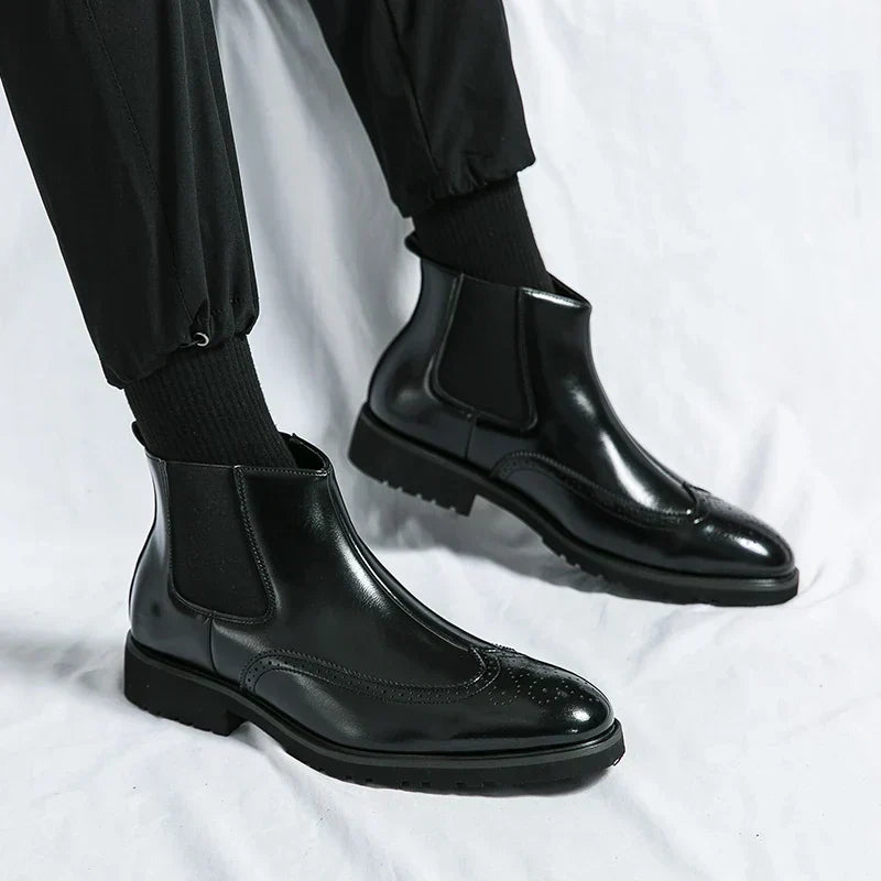 Dwight | Bottines Chelsea en simili cuir