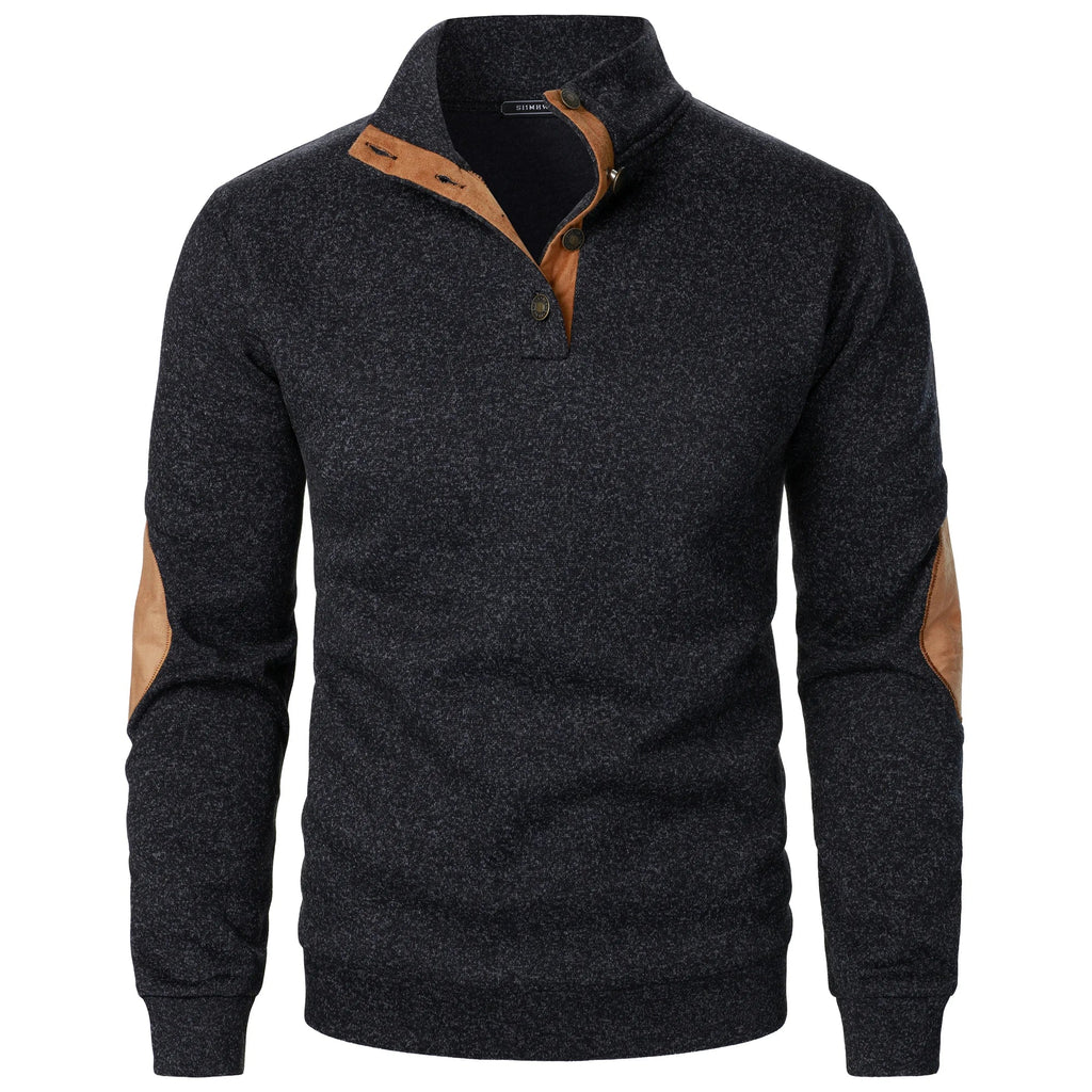 Étienne Laurent | Pull Accent Mi-Zip Raffiné