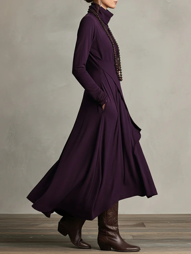 Robe | Velours Maxi Élégante