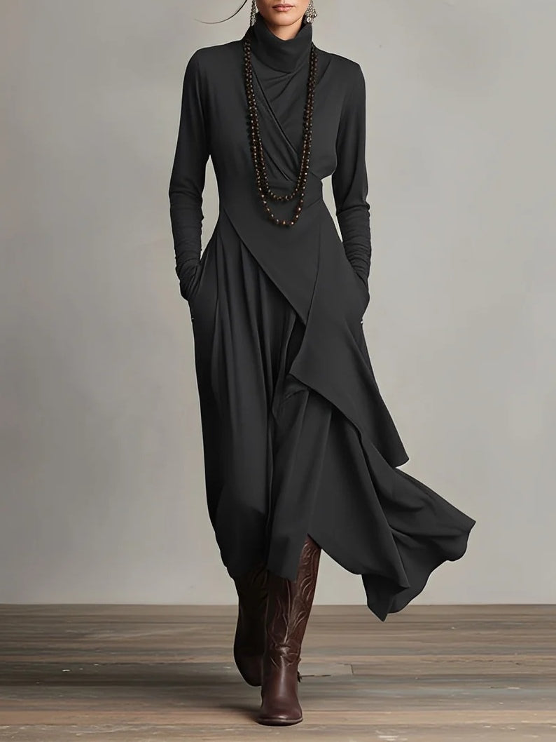 Robe | Velours Maxi Élégante