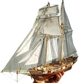 Modèle de Bateau à Voile en Bois Classique – Puzzle 3D Détailé pour les Amateurs de Bateaux