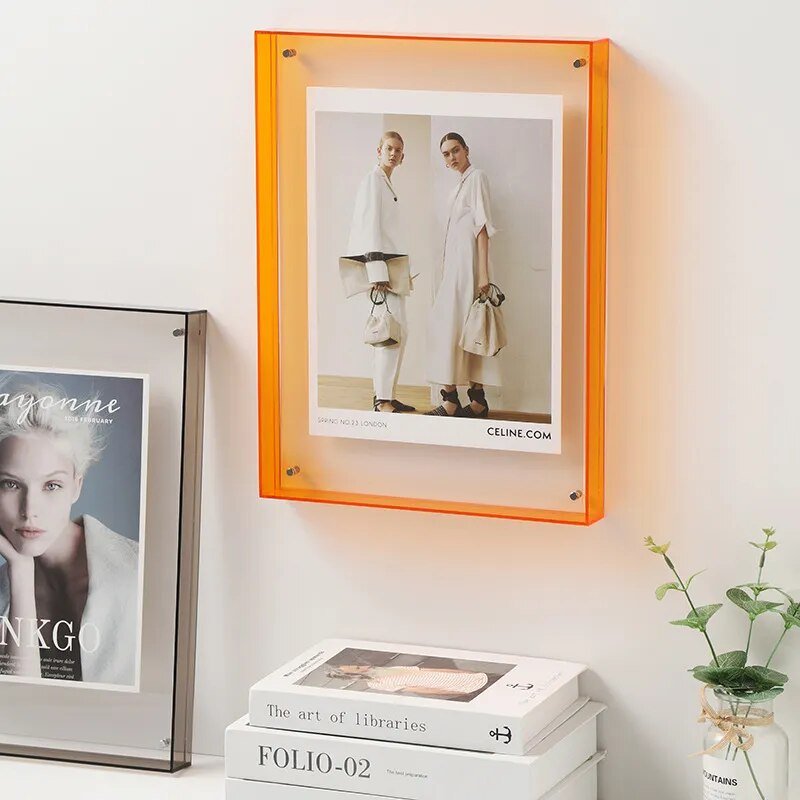 Cadre Photo Transparent Coloré – FramePop
