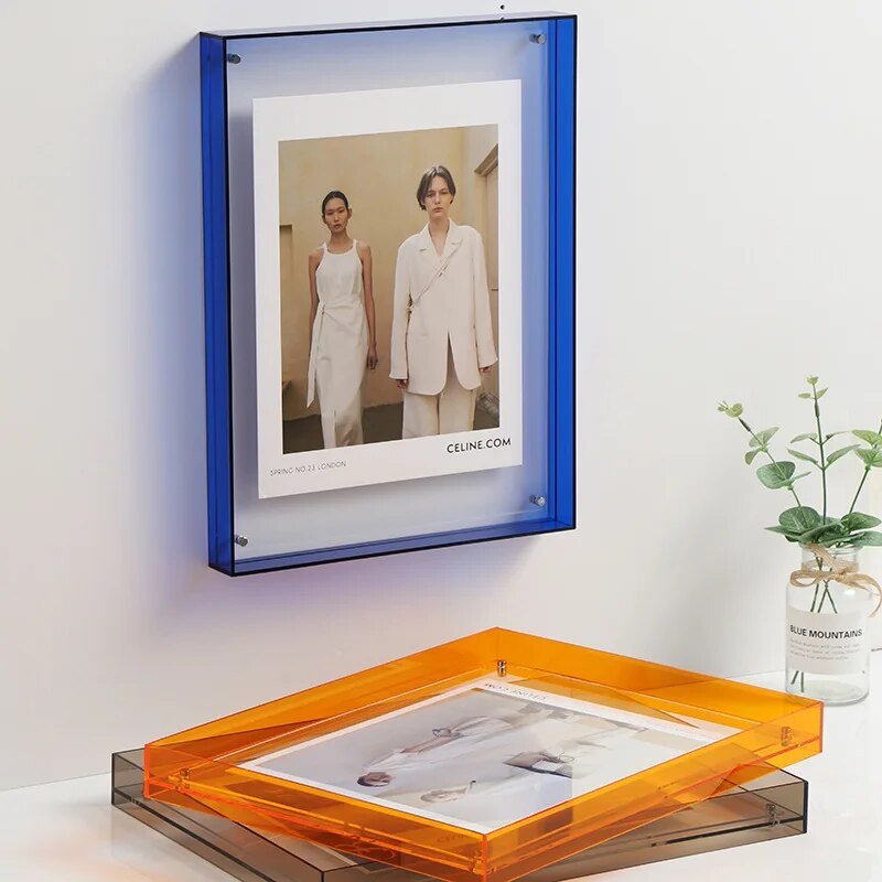 Cadre Photo Transparent Coloré – FramePop