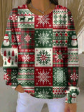 Rosa - Pull de Noël avec motif d'hiver