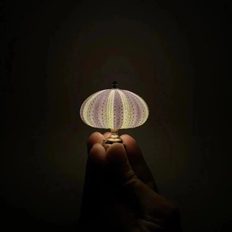 Lampe de table oursin miniature | Lampe d'ambiance créative pour les petites pièces et la décoration de jouets