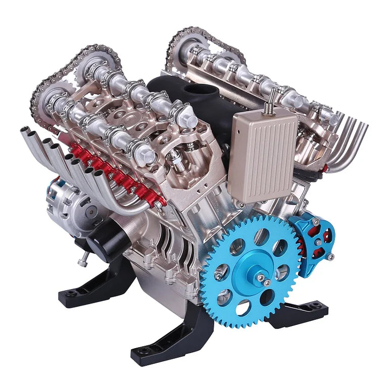 Moteur V8 Legacy Decor | Un hommage intemporel au légendaire moteur V8 sous une forme décorative élégante.