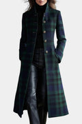 Hayden Rebecca™ | Manteau Élegant à Carreaux Intemporel