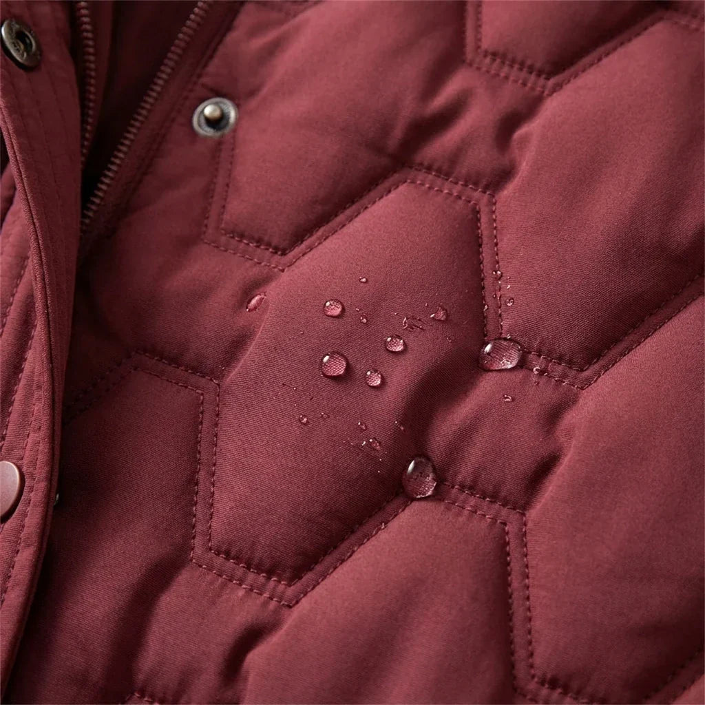 Lumière | Manteau Long à Capuche en Duvet