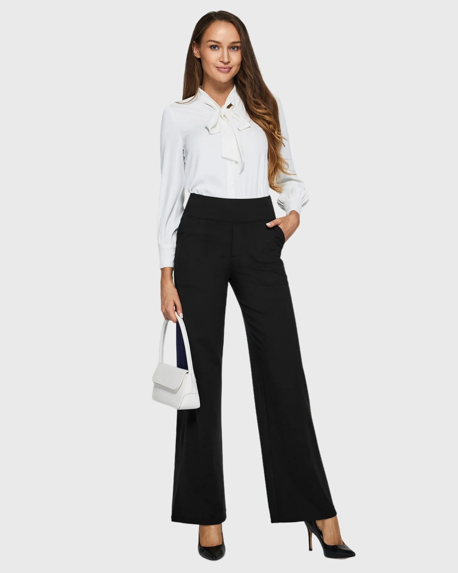 Liv | Pantalons larges à taille haute