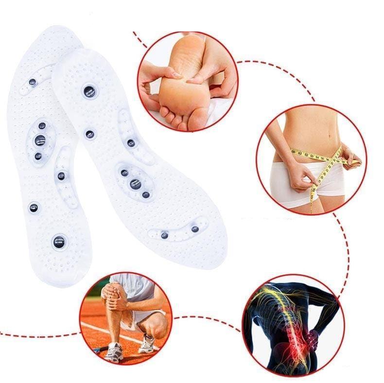 Semelles pour la perte de poids | Stimule la circulation et favorise la perte de poids grâce au massage magnétique des pieds. Convient aux tailles homme et femme.